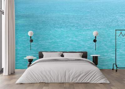 caribbean blue ocean background texture Wall mural