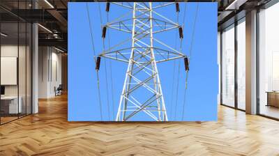 Transmission power towers Wall mural