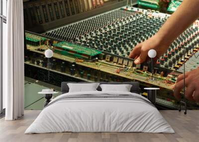 mixing console repair Wall mural