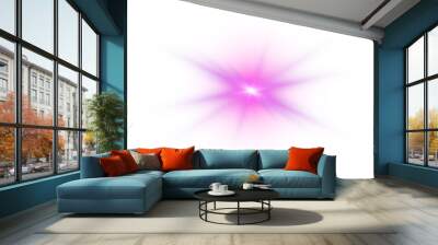 Pink Lens Flare Wall mural