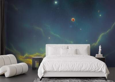 backgroundo f universe Wall mural