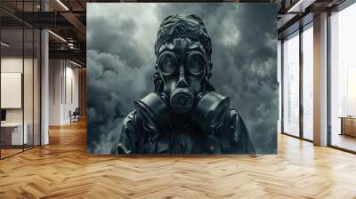 Poisonous Skies: Chemical Warfare's Ominous Presence, Impact, and Continuing Threat Wall mural