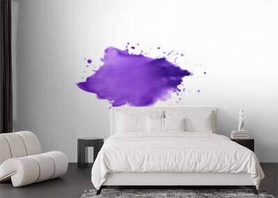 watercolor stain on transparent background
 Wall mural