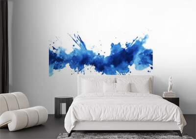 watercolor stain on transparent background
 Wall mural