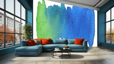 Abstract acrylic and watercolor painted background. Texture pape Wall mural