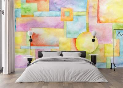 abstract acrylic hand painted background Wall mural