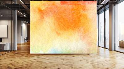 Art Abstract watercolor paint blots . Colors background. Paper texture. Horizontal long banner.. Wall mural