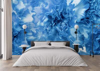 Carnation flower petals close up. Wall mural