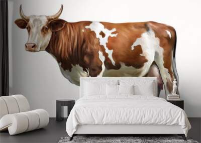 The cow (Bos taurus) Wall mural