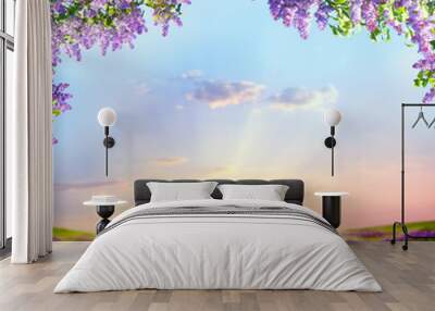 spring landscape Wall mural