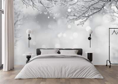 winter background Wall mural