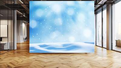 winter background Wall mural