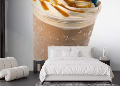 iced coffee mocha frappuccino Wall mural