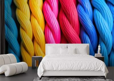 Vibrant wiring Wall mural