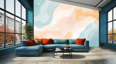 abstract artistic pastel background Wall mural