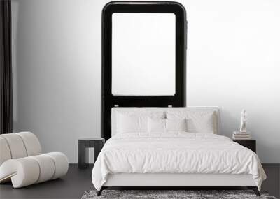 black mp3 player isolated Wall mural