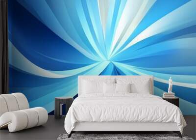 abstract blue background Wall mural