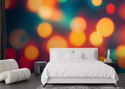 abstract christmas background Wall mural