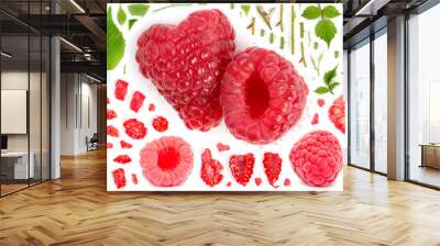 Raspberry Collection Abstract Wall mural