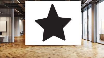 star symbol vector star icon star shape illustration Wall mural