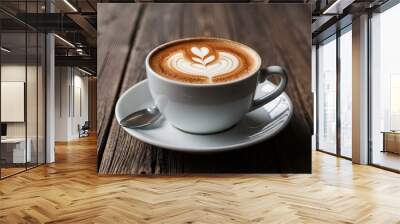 cup of cappuccino Wall mural