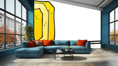 cartoon measuring tape Wall mural