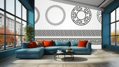 greek ornament vector symbol illustration design Wall mural