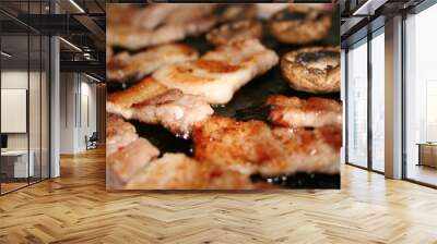 korean bbq Wall mural