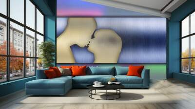 glass fiber lovers * glasfaser effekt * regenbogen Wall mural