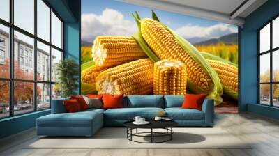 Corn on the cob Wall mural