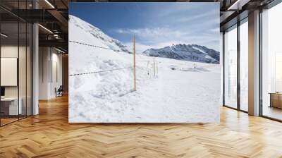 Jungfraujoch is a famous travel mountain of the Alps, Switzerland Wall mural