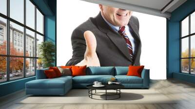 Pushy Salesman Wall mural