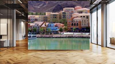 city view of lake las vegas Wall mural