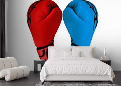 two white gloves box Wall mural