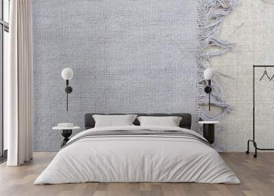 Two kinds of flax texture; Frame Wall mural