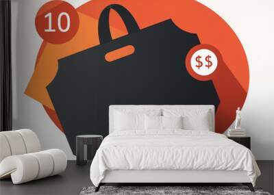 Concept of a business and finance, ,marketing design Wall mural