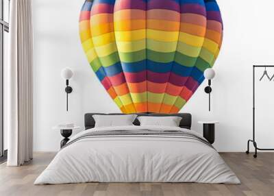 Hot air balloon isolated Wall mural