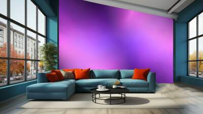 Purple modern background, Wave, in space bright style, Generative AI Wall mural