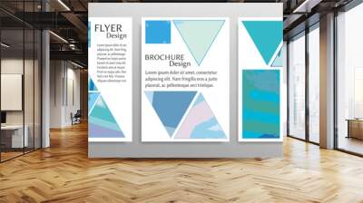 Abstract backgrouns set, grunge texture. Minimalistic art, brush strokes style. Design for card, brochure, banner idea, book cover, booklet print, flyer sheet a4. Collage page, web header template. Wall mural