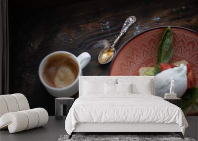 coffee details spoon Wall mural