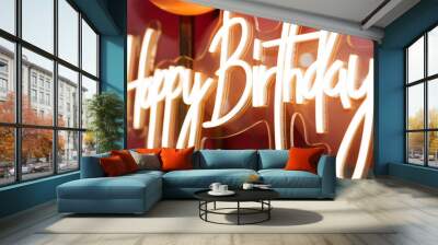 birthday candle Wall mural