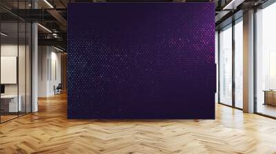 The abstract halftone background consists of different dots. Wall mural