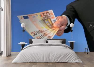 euro payment Wall mural