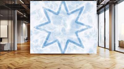 Ice star Wall mural