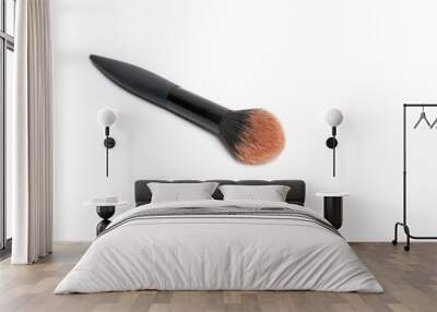 makeup brush isolated on the white Wall mural