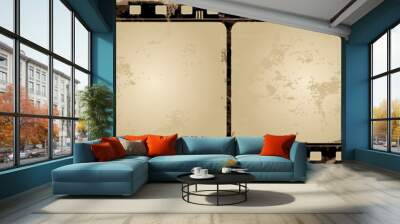 Grunge Vector Film Frame Wall mural