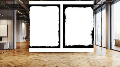 Grunge Vector  Frames with space for your images Wall mural