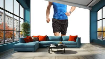 Man running towards the camera Wall mural