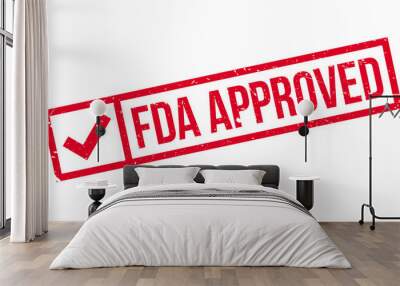 Fda approved stamp Wall mural