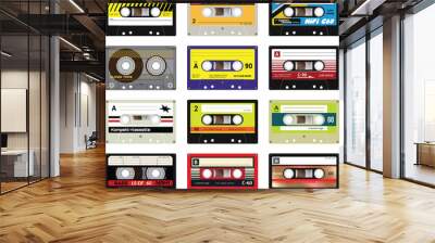 Vintage cassette tapes vol 2 Wall mural